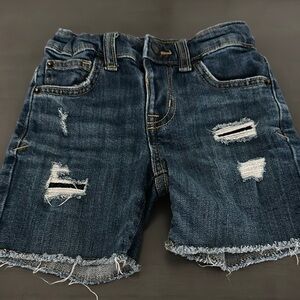 Cat & Jack Distressed Denim Shorts - Blue